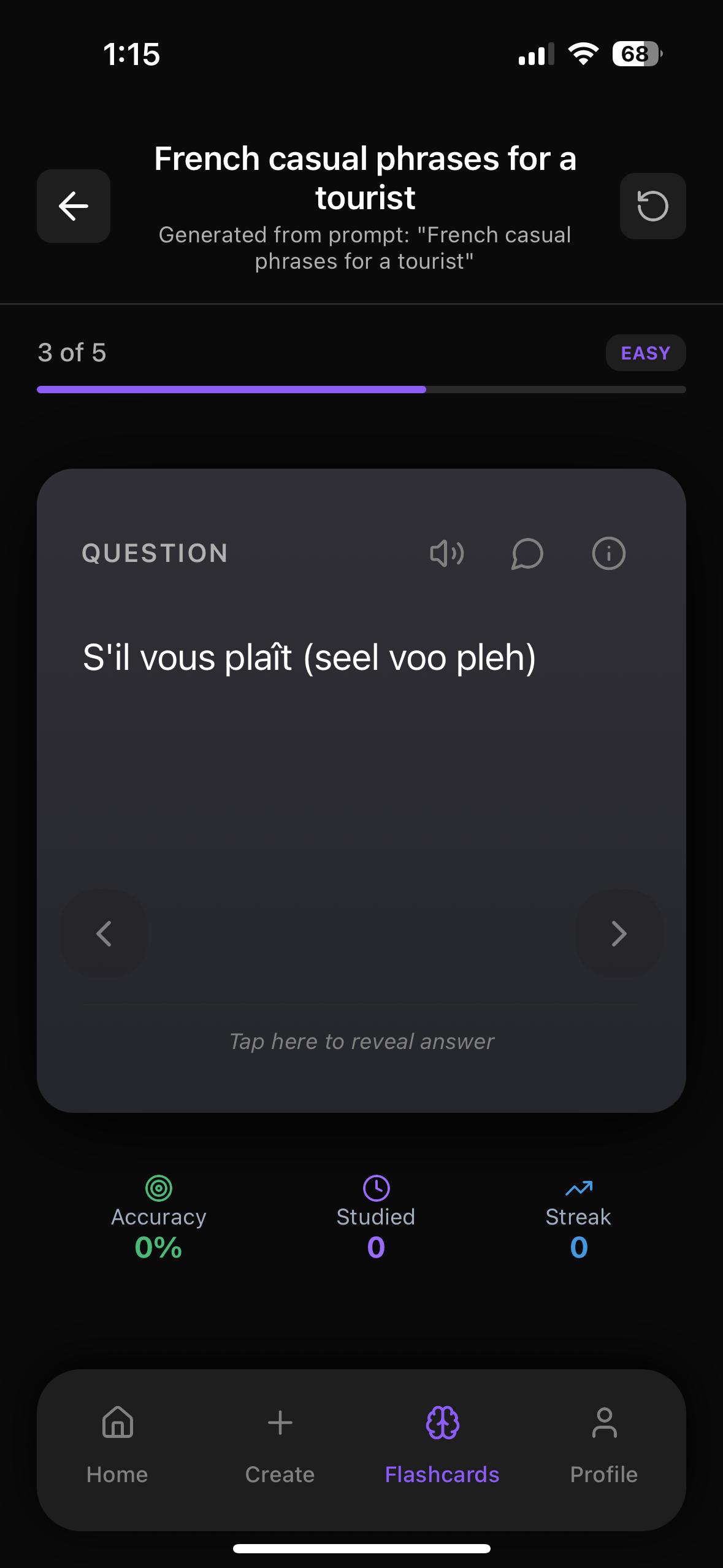 FlashRecall app screenshot 3